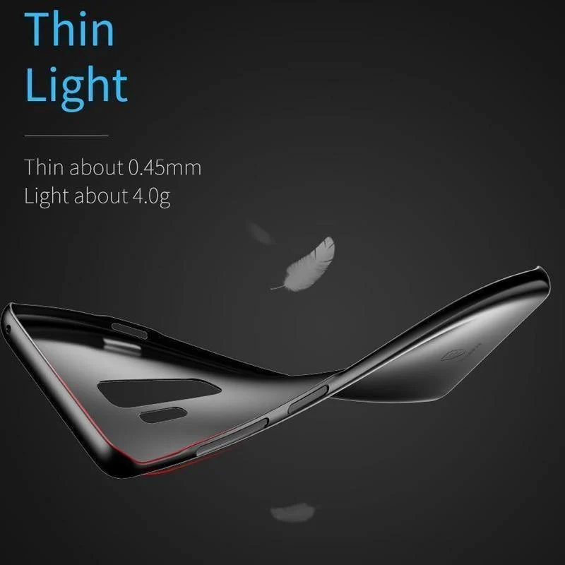 Baseus Luxus-Telefonkasten für Samsung Galaxy S9 S8 Plus Note 8 Ultradünne, schlanke Abdeckung für Galaxy S9 S8 Note8 Coque Funda Capinhas