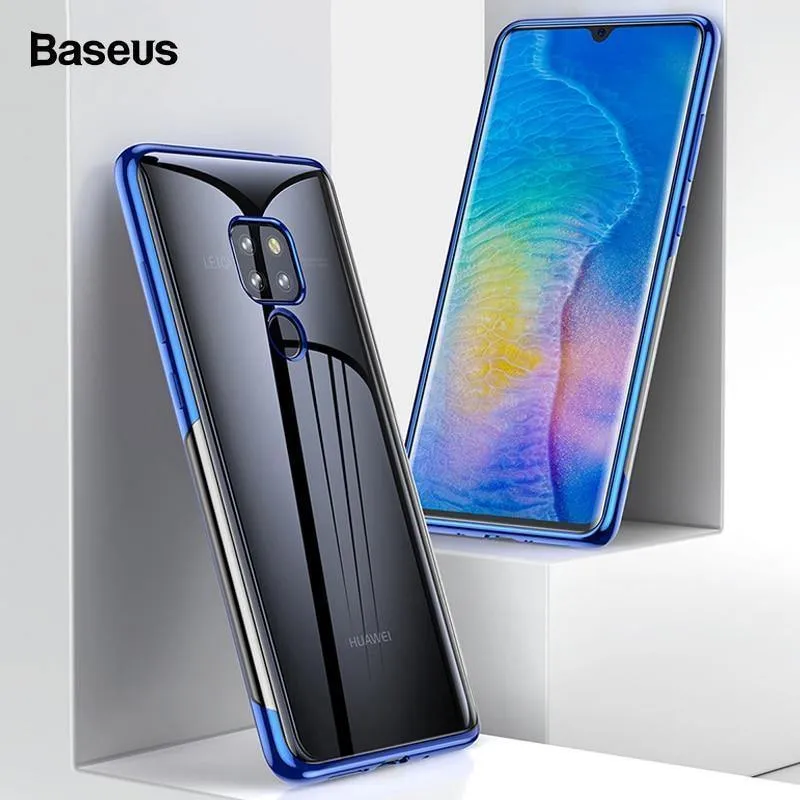 Baseus Luxus-Beschichtungshülle für Huawei Mate 20 Pro Coque Ultradünne galvanische weiche TPU-Abdeckung für Huawei Mate20 Pro Capinhas