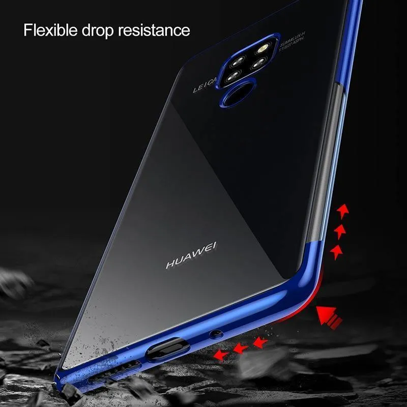 Baseus Luxus-Beschichtungshülle für Huawei Mate 20 Pro Coque Ultradünne galvanische weiche TPU-Abdeckung für Huawei Mate20 Pro Capinhas