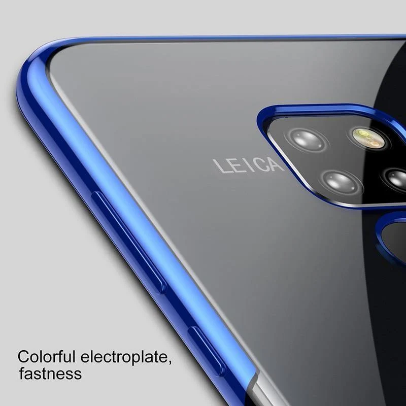Baseus Luxus-Beschichtungshülle für Huawei Mate 20 Pro Coque Ultradünne galvanische weiche TPU-Abdeckung für Huawei Mate20 Pro Capinhas
