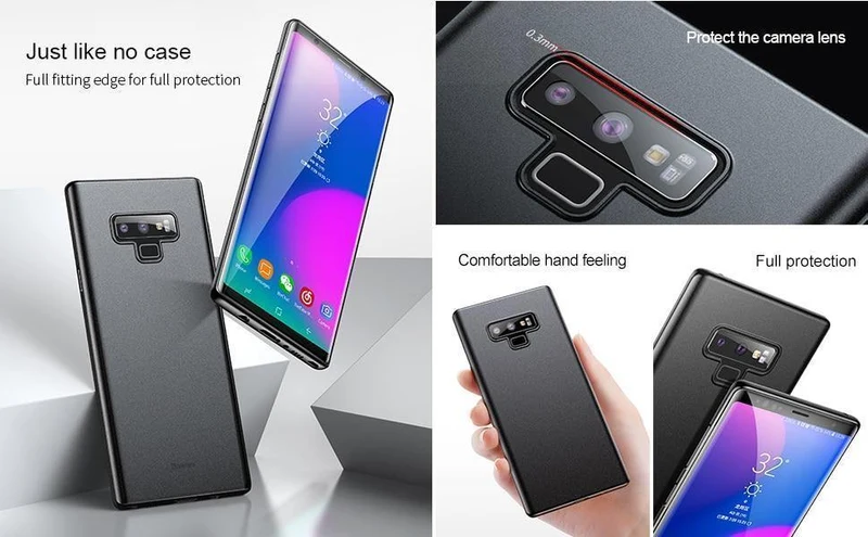 Baseus Telefon Fall Für Samsung Galaxy Note 9 Coque Harte PP Ultra Dünne Slim Case Abdeckung Für Galaxy Note9 Matte Fundas Capinhas