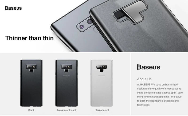 Baseus Telefon Fall Für Samsung Galaxy Note 9 Coque Harte PP Ultra Dünne Slim Case Abdeckung Für Galaxy Note9 Matte Fundas Capinhas
