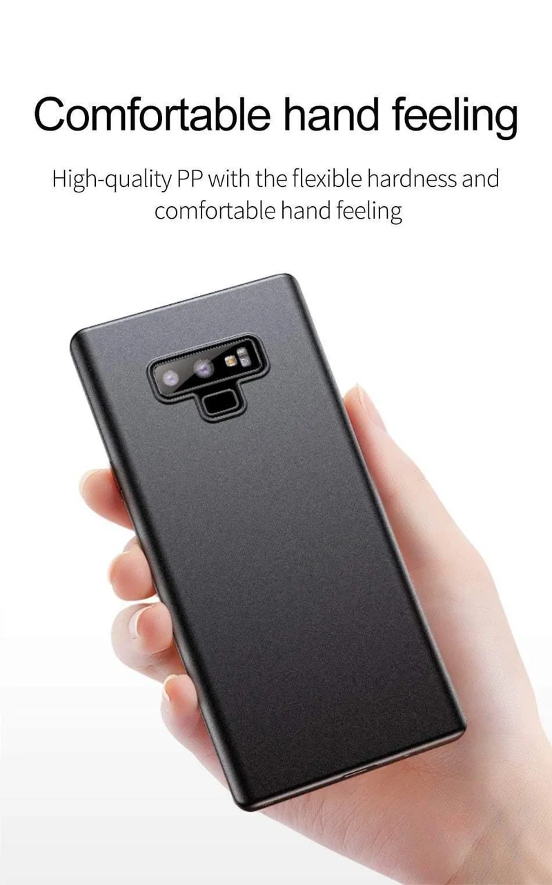 Baseus Telefon Fall Für Samsung Galaxy Note 9 Coque Harte PP Ultra Dünne Slim Case Abdeckung Für Galaxy Note9 Matte Fundas Capinhas
