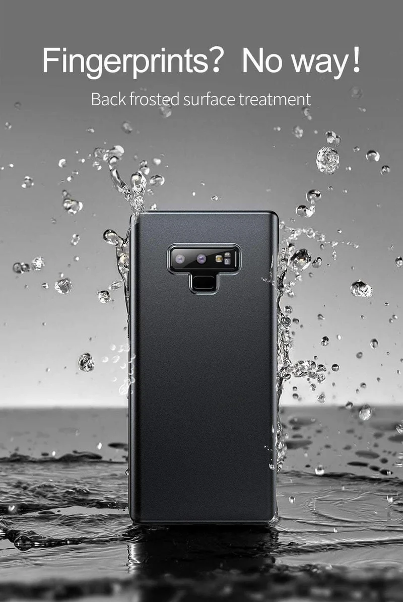 Baseus Telefon Fall Für Samsung Galaxy Note 9 Coque Harte PP Ultra Dünne Slim Case Abdeckung Für Galaxy Note9 Matte Fundas Capinhas