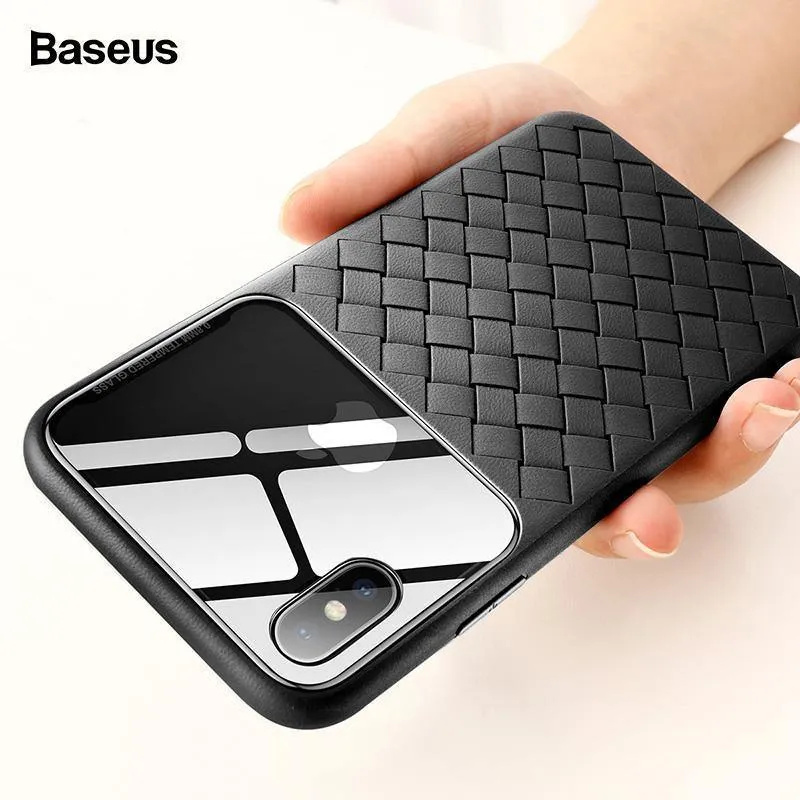 Basues Webhülle für iPhone Xs Max Xr XSR Xsmax Ultradünne, schlanke Silikon-TPU-Rückseite für iPhonexs Max Coque Fundas Capa