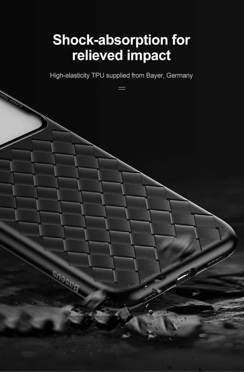 Basues Webhülle für iPhone Xs Max Xr XSR Xsmax Ultradünne, schlanke Silikon-TPU-Rückseite für iPhonexs Max Coque Fundas Capa