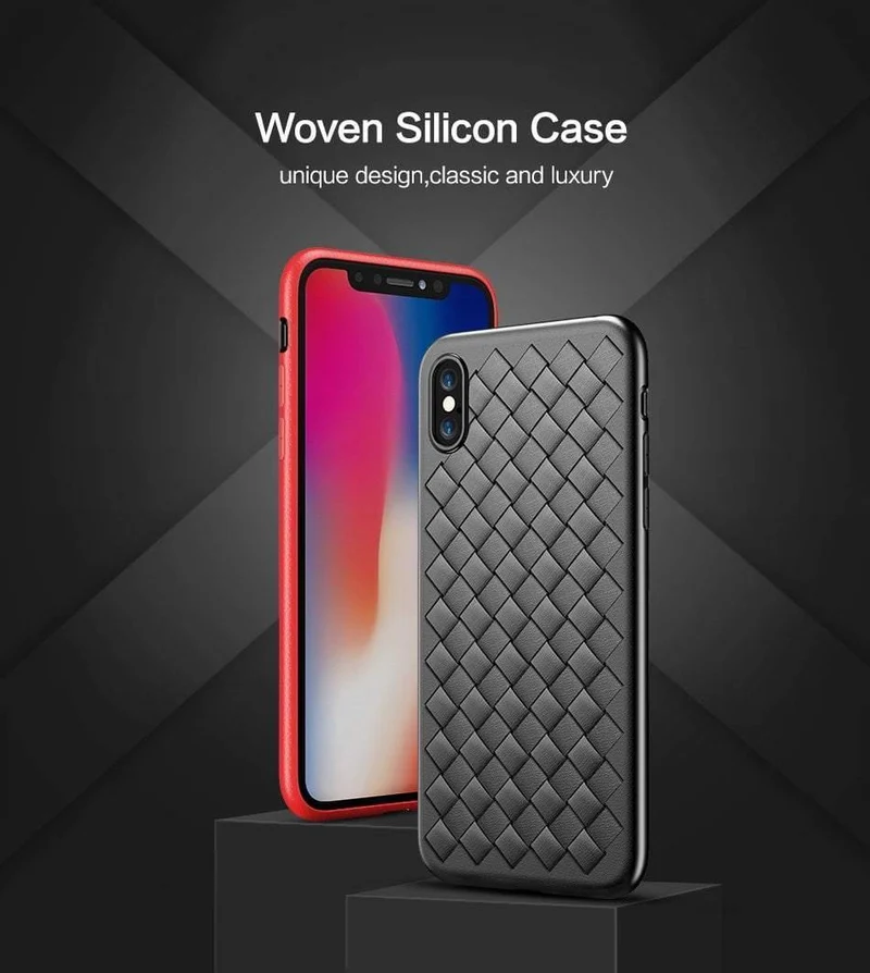 FLOVEME Super Weiche Telefon Fall Für iPhone 8 X XS Max Luxus Grid Fällen Für iPhone 6 6s 7 8 Plus XR XS Abdeckung Silikon Zubehör