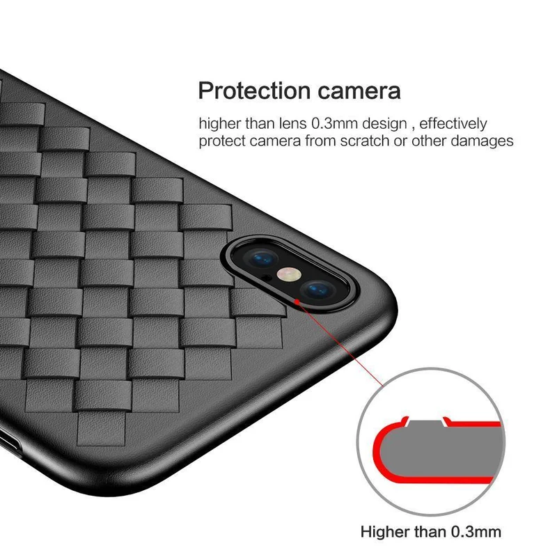 FLOVEME Super Weiche Telefon Fall Für iPhone 8 X XS Max Luxus Grid Fällen Für iPhone 6 6s 7 8 Plus XR XS Abdeckung Silikon Zubehör