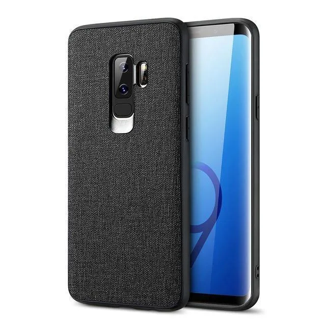 FLOVEME Tuch Textur Fall Für Samsung S8 S9 Galaxy S9 S8 Plus Luxus TPU Abdeckung Für Samsung S10 Plus S10e hinweis 9 8 S7 Rand Coque