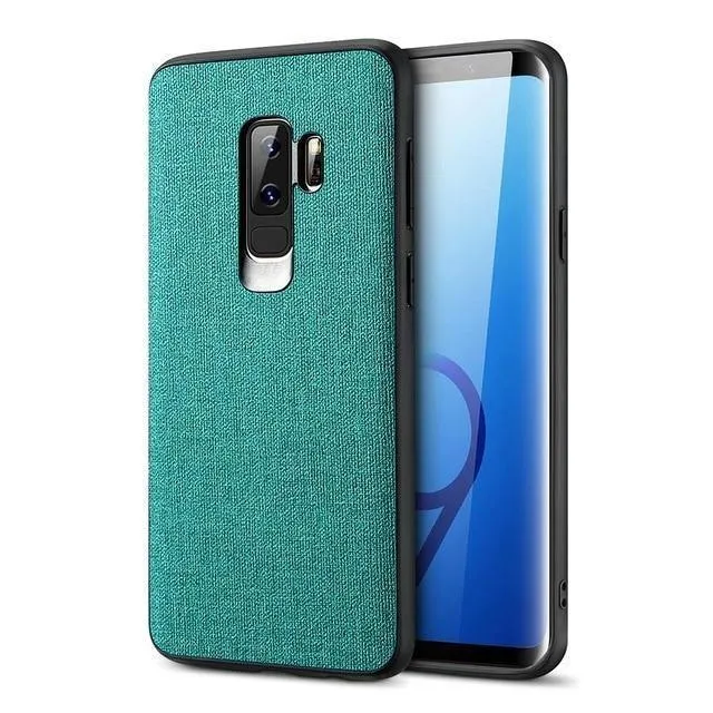 FLOVEME Tuch Textur Fall Für Samsung S8 S9 Galaxy S9 S8 Plus Luxus TPU Abdeckung Für Samsung S10 Plus S10e hinweis 9 8 S7 Rand Coque