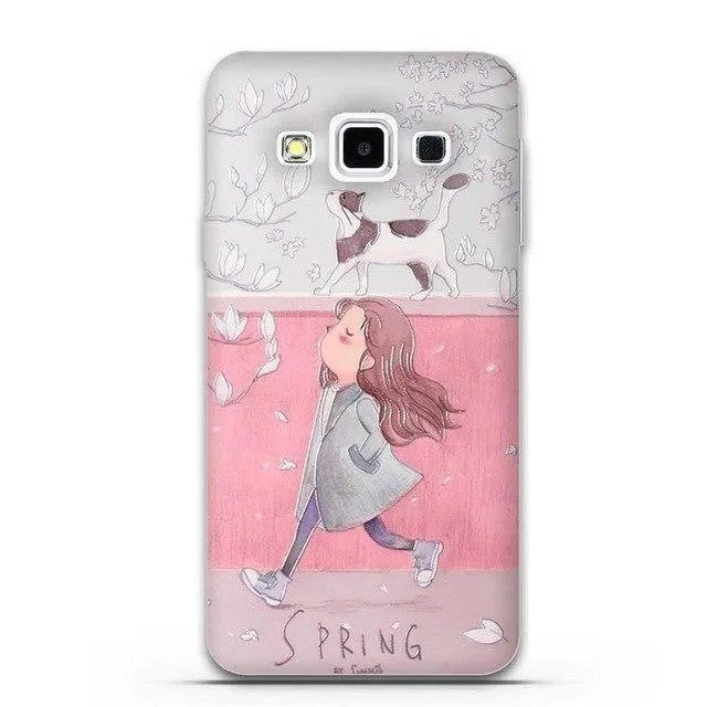 Phone Cases for Samsung Galaxy A3 2015 Case Cover Silicone for Samsung A3 2015 Cases for Galaxy A3 A300F 4.5" 2015 Soft TPU Case
