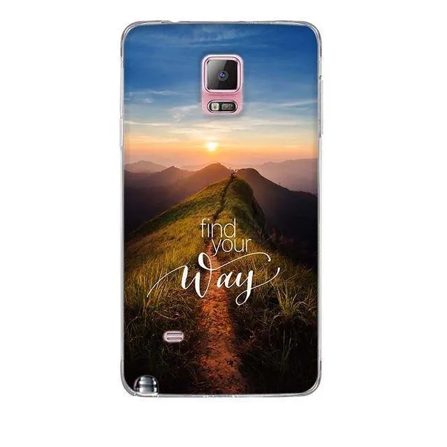 Phone Case For Samsung Galaxy Note 4 Case Cover Silicone Soft TPU 3D Pattern Cover For Samsung Galaxy Note4 Cover Funda Capa