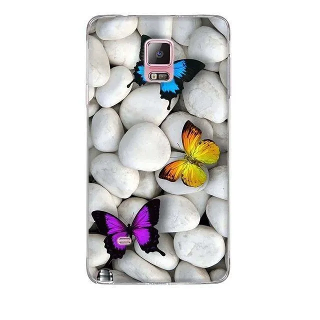 Phone Case For Samsung Galaxy Note 4 Case Cover Silicone Soft TPU 3D Pattern Cover For Samsung Galaxy Note4 Cover Funda Capa