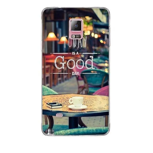 Phone Case For Samsung Galaxy Note 4 Case Cover Silicone Soft TPU 3D Pattern Cover For Samsung Galaxy Note4 Cover Funda Capa