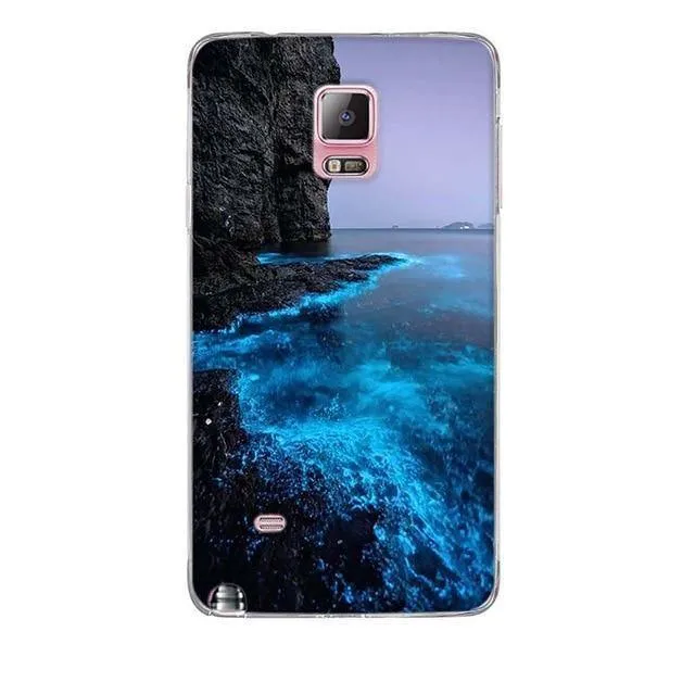 Phone Case For Samsung Galaxy Note 4 Case Cover Silicone Soft TPU 3D Pattern Cover For Samsung Galaxy Note4 Cover Funda Capa