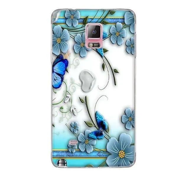 Phone Case For Samsung Galaxy Note 4 Case Cover Silicone Soft TPU 3D Pattern Cover For Samsung Galaxy Note4 Cover Funda Capa
