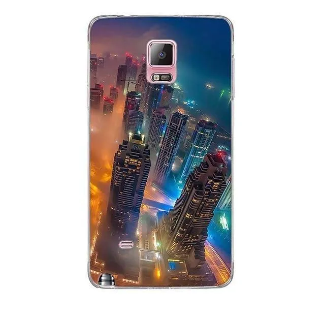 Phone Case For Samsung Galaxy Note 4 Case Cover Silicone Soft TPU 3D Pattern Cover For Samsung Galaxy Note4 Cover Funda Capa