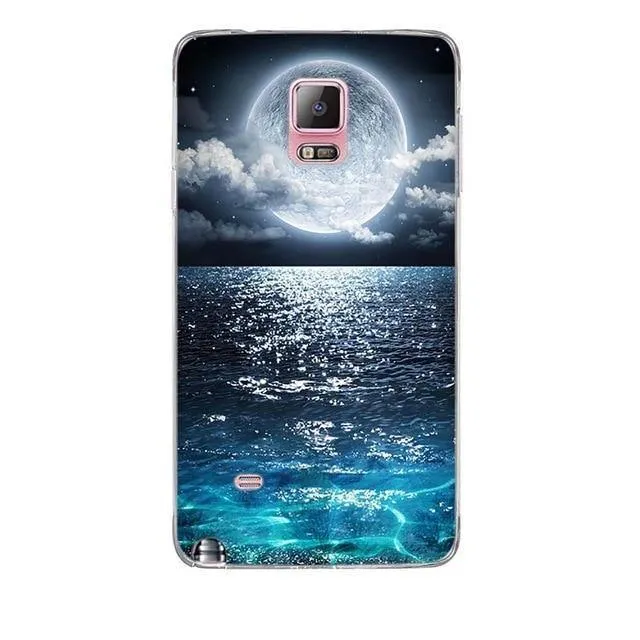 Phone Case For Samsung Galaxy Note 4 Case Cover Silicone Soft TPU 3D Pattern Cover For Samsung Galaxy Note4 Cover Funda Capa