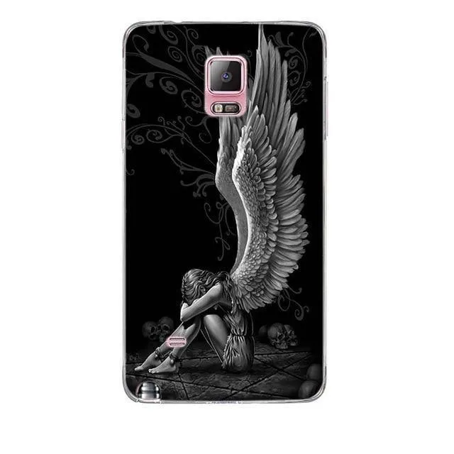 Phone Case For Samsung Galaxy Note 4 Case Cover Silicone Soft TPU 3D Pattern Cover For Samsung Galaxy Note4 Cover Funda Capa