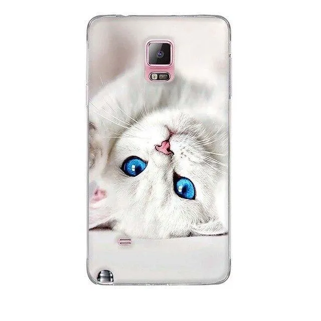 Phone Case For Samsung Galaxy Note 4 Case Cover Silicone Soft TPU 3D Pattern Cover For Samsung Galaxy Note4 Cover Funda Capa