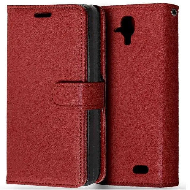 Phone Bag For Lenovo A 536 Skin Wallet Book Style Stand PU Leather Cover Flip Case For Lenovo A536 With Card Holder&Phone Frame