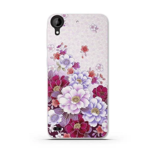 Case for HTC Desire 530 Case Cover TPU Silicone Cover for HTC Desire 530 630 Phone Case 3D Relief Capa for HTC Desire 530 Cover