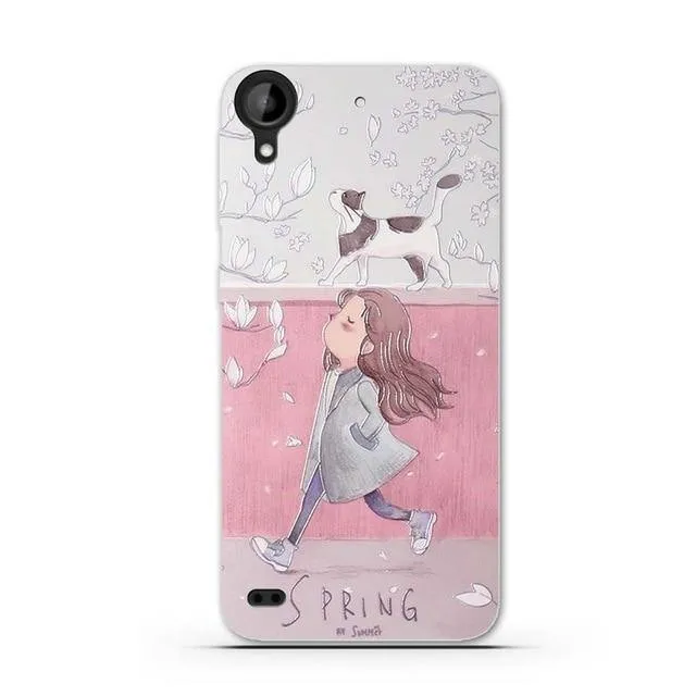 Case for HTC Desire 530 Case Cover TPU Silicone Cover for HTC Desire 530 630 Phone Case 3D Relief Capa for HTC Desire 530 Cover