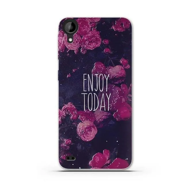 Case for HTC Desire 530 Case Cover TPU Silicone Cover for HTC Desire 530 630 Phone Case 3D Relief Capa for HTC Desire 530 Cover