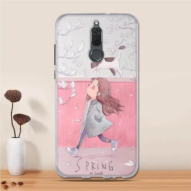 3D Case For Huawei Mate 10 Lite Case Cover Silicon for Huawei Nova 2i Case Cover Huawei Mate 10 Lite 10lite/ Nova 2i / Honor 9i