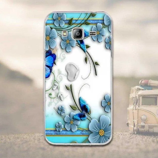 Cover For Samsung J3 2016 Case Pattern Silicon Case for Samsung Galaxy J3 2016 Case 3D Relief Soft TPU Cover For Samsung J3 2015