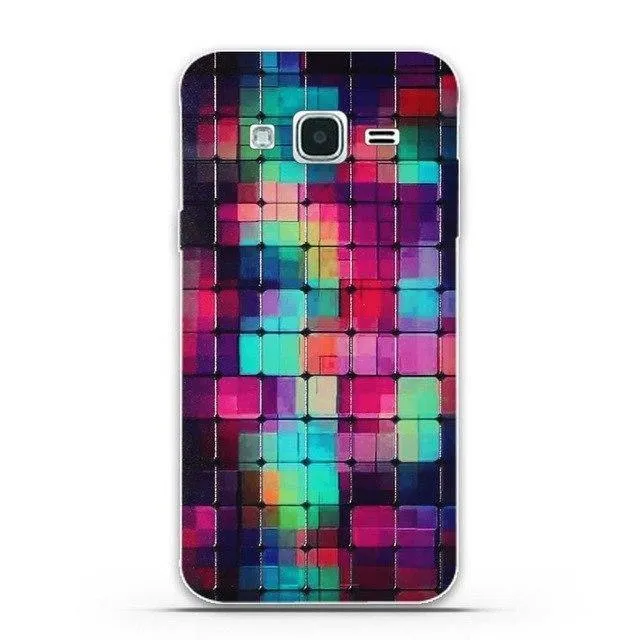 Cover For Samsung J3 2016 Case Pattern Silicon Case for Samsung Galaxy J3 2016 Case 3D Relief Soft TPU Cover For Samsung J3 2015