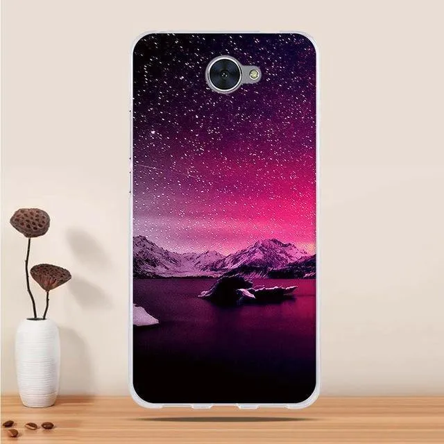 Soft TPU Phone Case For Huawei Y7 Case Cover Coque for Huawei Y7 Prime 2018 Cover Silicone 3d funda for Huawei Y7 2018 Case Capa