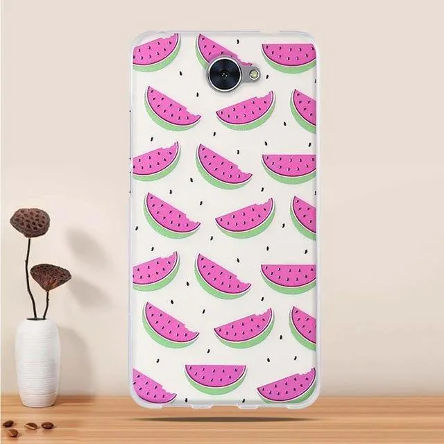Soft TPU Phone Case For Huawei Y7 Case Cover Coque for Huawei Y7 Prime 2018 Cover Silicone 3d funda for Huawei Y7 2018 Case Capa