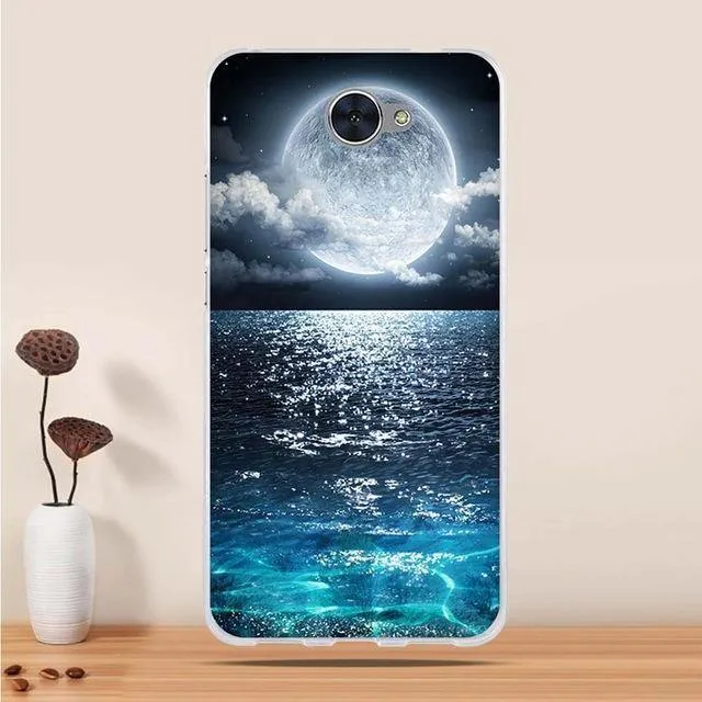 Soft TPU Phone Case For Huawei Y7 Case Cover Coque for Huawei Y7 Prime 2018 Cover Silicone 3d funda for Huawei Y7 2018 Case Capa