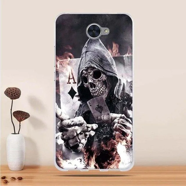 Soft TPU Phone Case For Huawei Y7 Case Cover Coque for Huawei Y7 Prime 2018 Cover Silicone 3d funda for Huawei Y7 2018 Case Capa