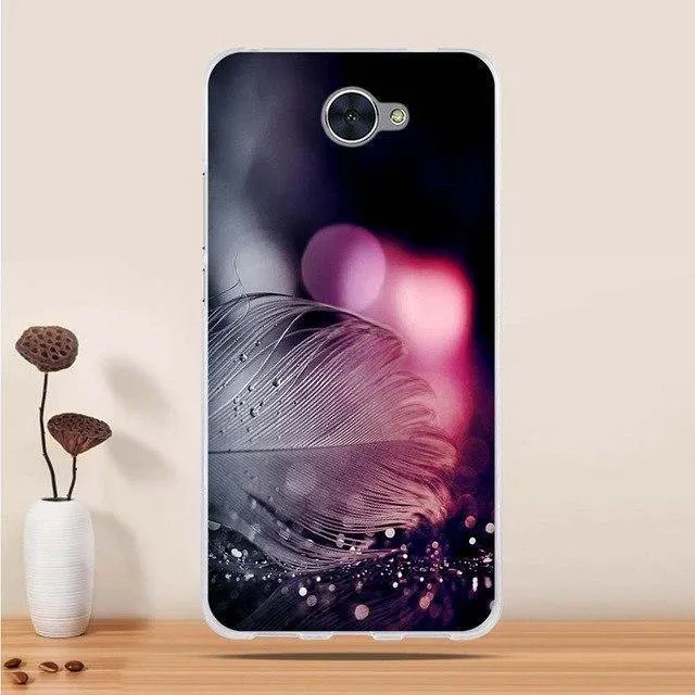 Soft TPU Phone Case For Huawei Y7 Case Cover Coque for Huawei Y7 Prime 2018 Cover Silicone 3d funda for Huawei Y7 2018 Case Capa
