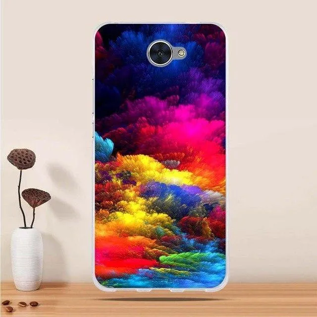Soft TPU Phone Case For Huawei Y7 Case Cover Coque for Huawei Y7 Prime 2018 Cover Silicone 3d funda for Huawei Y7 2018 Case Capa