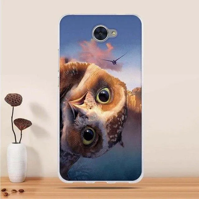 Soft TPU Phone Case For Huawei Y7 Case Cover Coque for Huawei Y7 Prime 2018 Cover Silicone 3d funda for Huawei Y7 2018 Case Capa