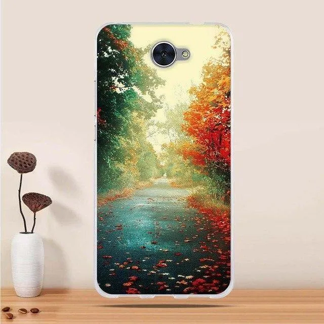 Soft TPU Phone Case For Huawei Y7 Case Cover Coque for Huawei Y7 Prime 2018 Cover Silicone 3d funda for Huawei Y7 2018 Case Capa