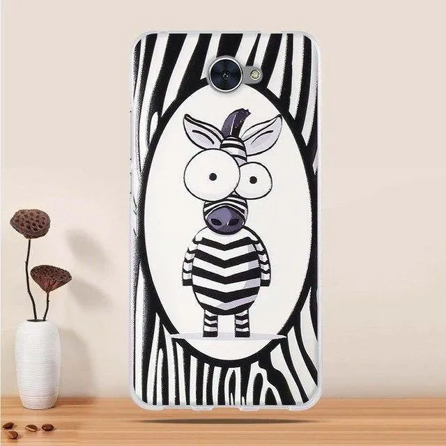 Soft TPU Phone Case For Huawei Y7 Case Cover Coque for Huawei Y7 Prime 2018 Cover Silicone 3d funda for Huawei Y7 2018 Case Capa