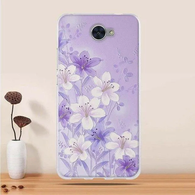 Soft TPU Phone Case For Huawei Y7 Case Cover Coque for Huawei Y7 Prime 2018 Cover Silicone 3d funda for Huawei Y7 2018 Case Capa