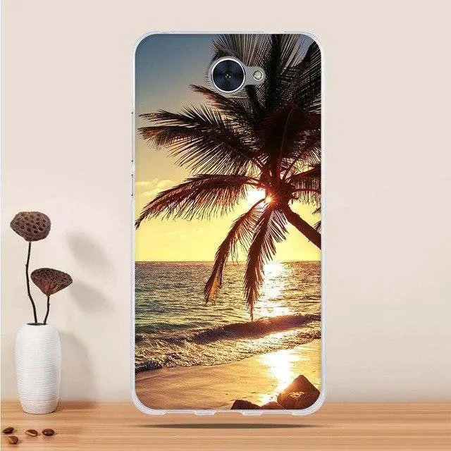 Soft TPU Phone Case For Huawei Y7 Case Cover Coque for Huawei Y7 Prime 2018 Cover Silicone 3d funda for Huawei Y7 2018 Case Capa