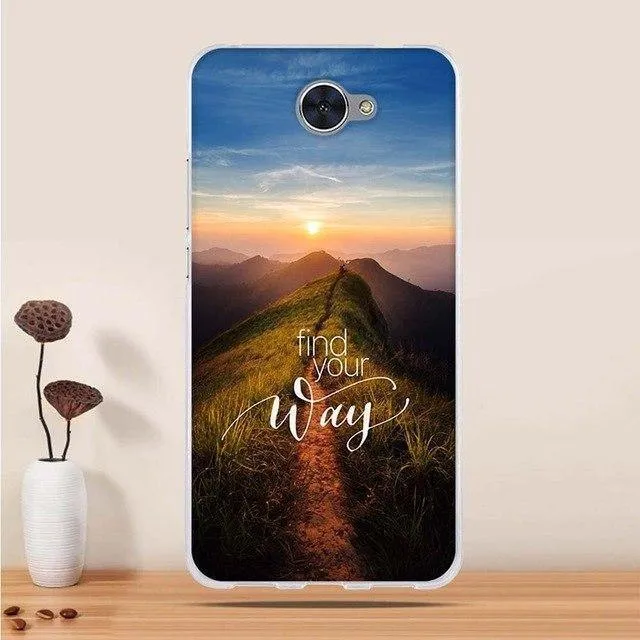 Soft TPU Phone Case For Huawei Y7 Case Cover Coque for Huawei Y7 Prime 2018 Cover Silicone 3d funda for Huawei Y7 2018 Case Capa