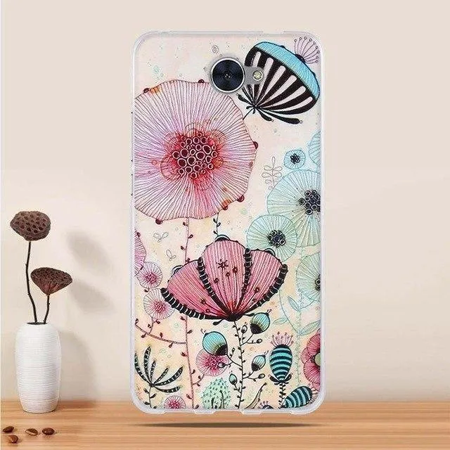 Soft TPU Phone Case For Huawei Y7 Case Cover Coque for Huawei Y7 Prime 2018 Cover Silicone 3d funda for Huawei Y7 2018 Case Capa