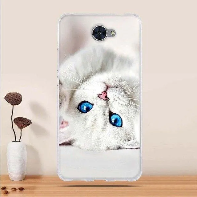 Soft TPU Phone Case For Huawei Y7 Case Cover Coque for Huawei Y7 Prime 2018 Cover Silicone 3d funda for Huawei Y7 2018 Case Capa