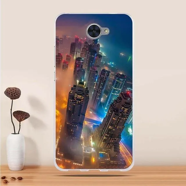 Soft TPU Phone Case For Huawei Y7 Case Cover Coque for Huawei Y7 Prime 2018 Cover Silicone 3d funda for Huawei Y7 2018 Case Capa
