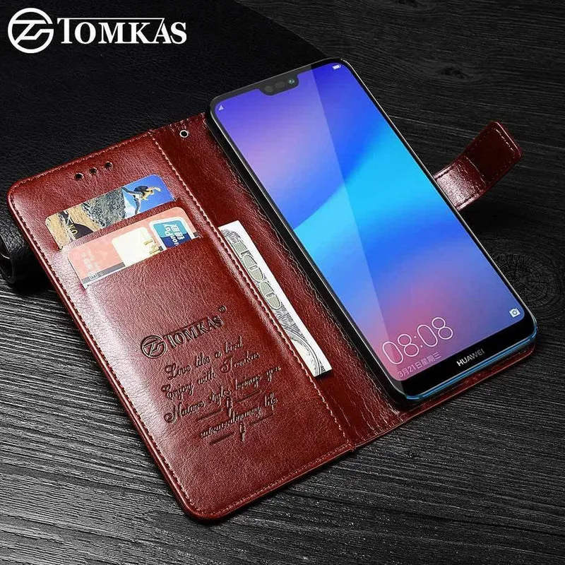 TOMKAS Brieftasche Fall Für HUAWEI P20 Lite Flip Coque Leder Mit Stand Telefon Tasche Fall Abdeckung Für Huawei P20 Lite Fällen p20 P20 Pro