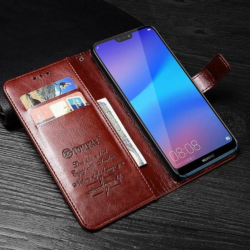 TOMKAS Brieftasche Fall Für HUAWEI P20 Lite Flip Coque Leder Mit Stand Telefon Tasche Fall Abdeckung Für Huawei P20 Lite Fällen p20 P20 Pro
