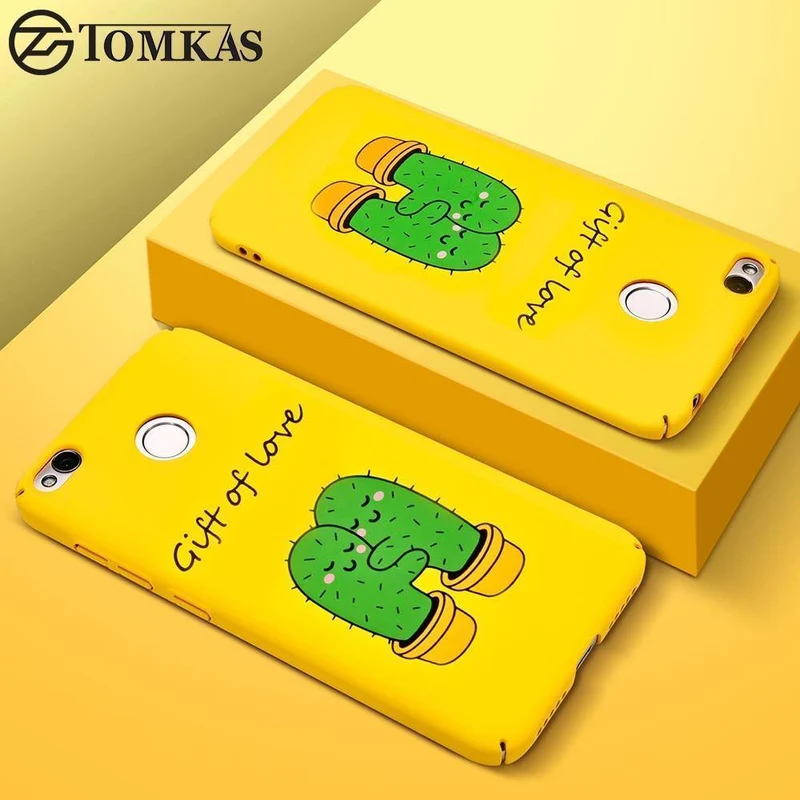 TOMKAS Niedliche Hülle Für Xiaomi Redmi 4X Hüllen Candy Hard PC Matte Coque 5.0 Zoll Xaomi Telefonhülle Für Xiaomi Xiomi Redmi 4X