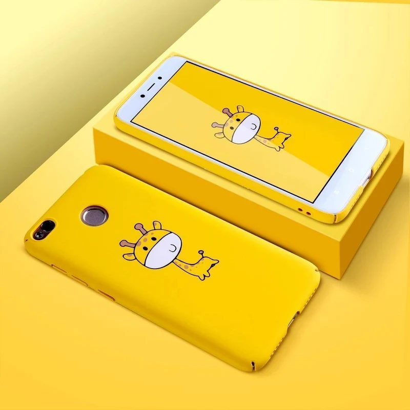 TOMKAS Niedliche Hülle Für Xiaomi Redmi 4X Hüllen Candy Hard PC Matte Coque 5.0 Zoll Xaomi Telefonhülle Für Xiaomi Xiomi Redmi 4X